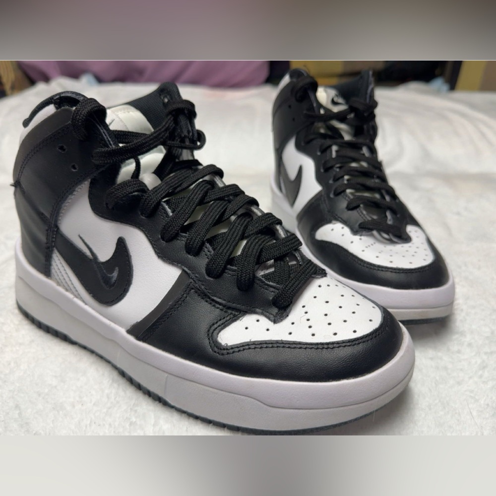 Nike Dunk High Up Panda Sneakers